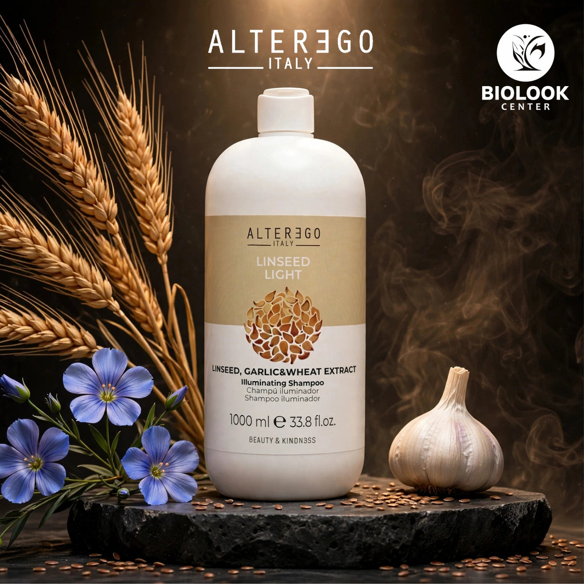 Shampoo Iluminador Linseed Light 1000 ml – Nutrición y Brillo Natural