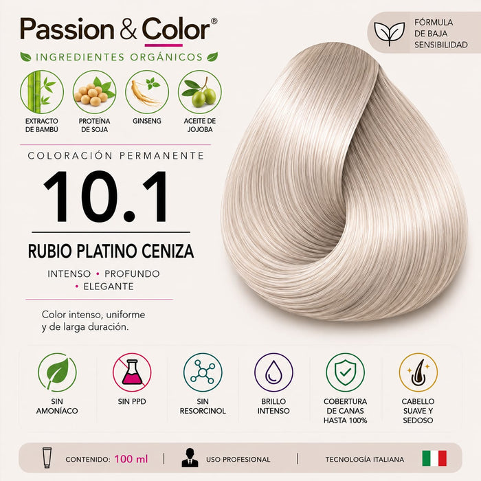 10.1 RUBIO PLATINO CENIZA