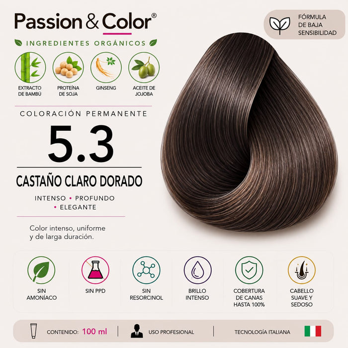 5.3 CASTAÑO CLARO DORADO