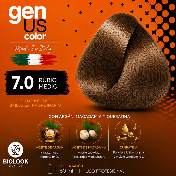 7.0 RUBIO MEDIO. GenUs Color