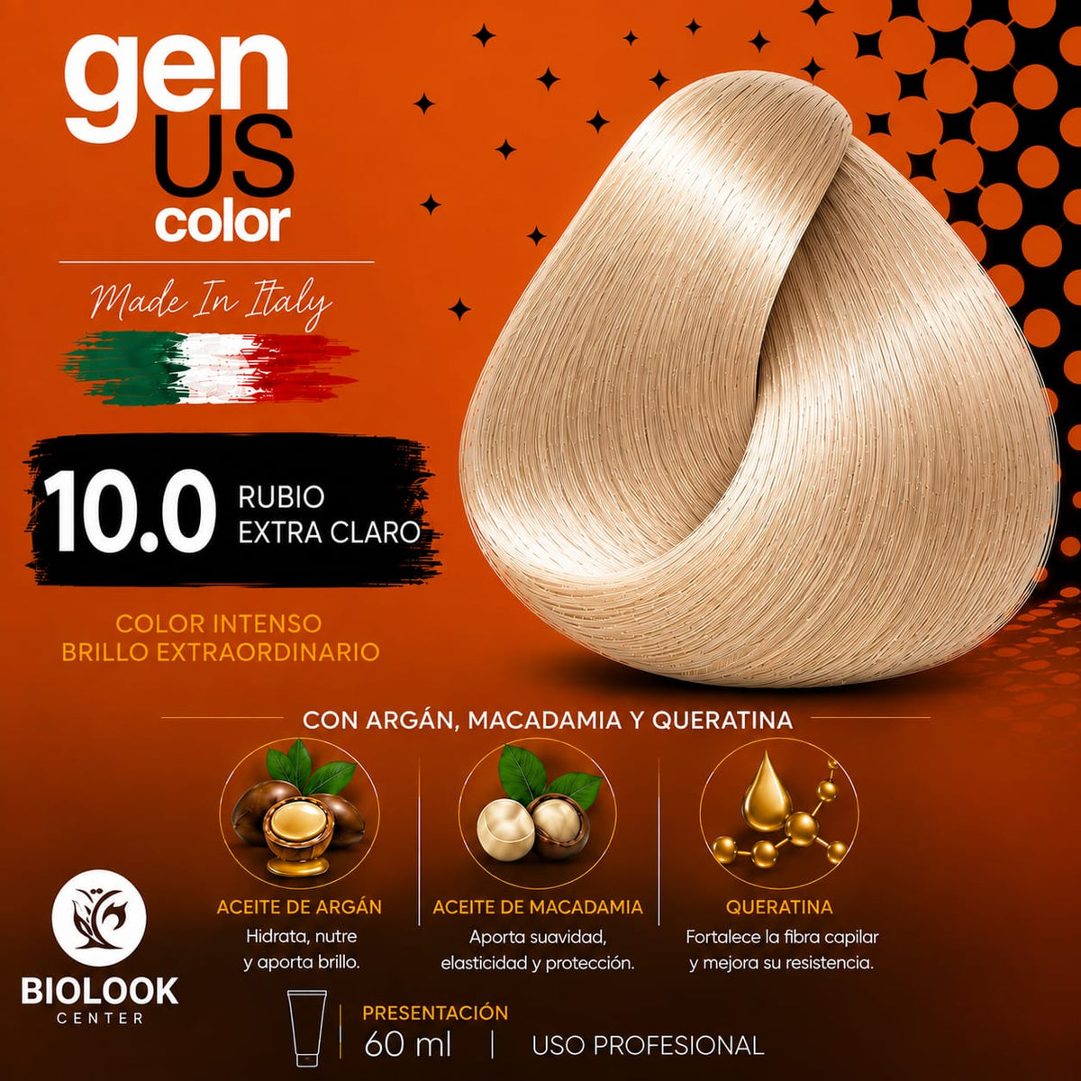 10.0 RUBIO EXTRA CLARO. GenUs Color