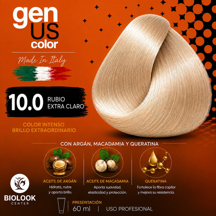 10.0 RUBIO EXTRA CLARO. GenUs Color