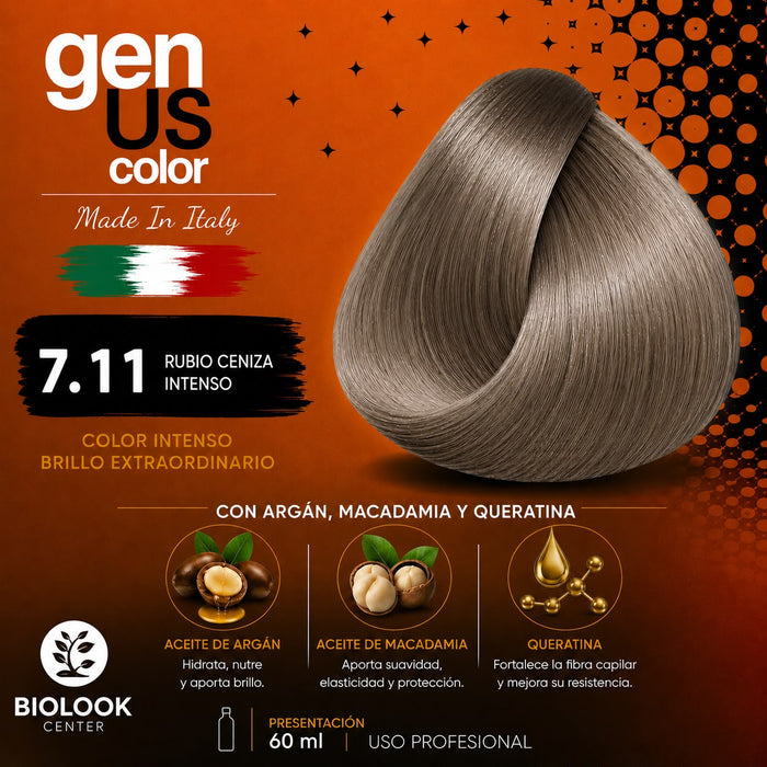 7.11 Rubio Cenizo Intenso. GenUs Color