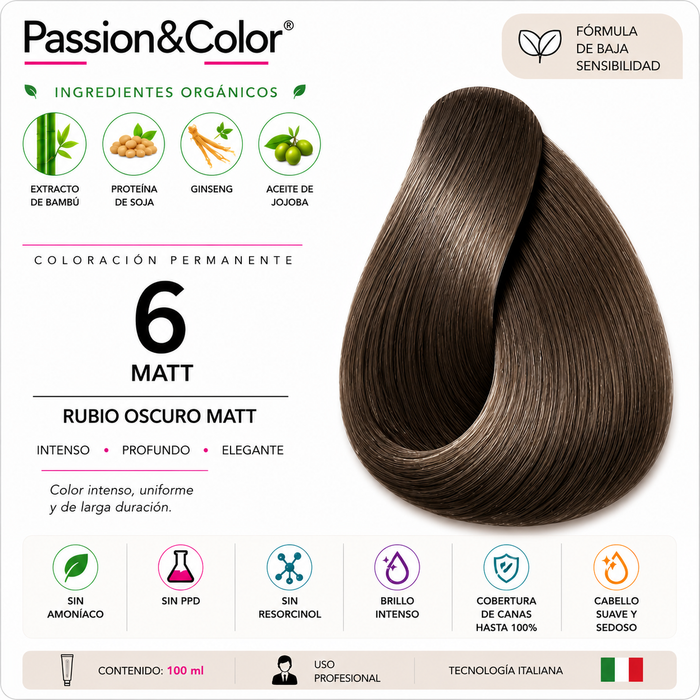 6 MATT. Passion & Color