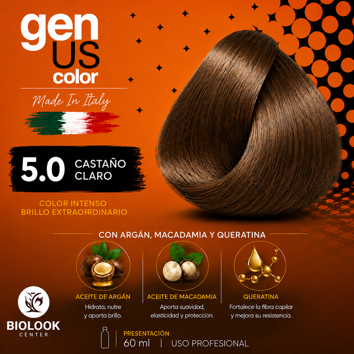 5.0 CASTAÑO CLARO. GenUs Color