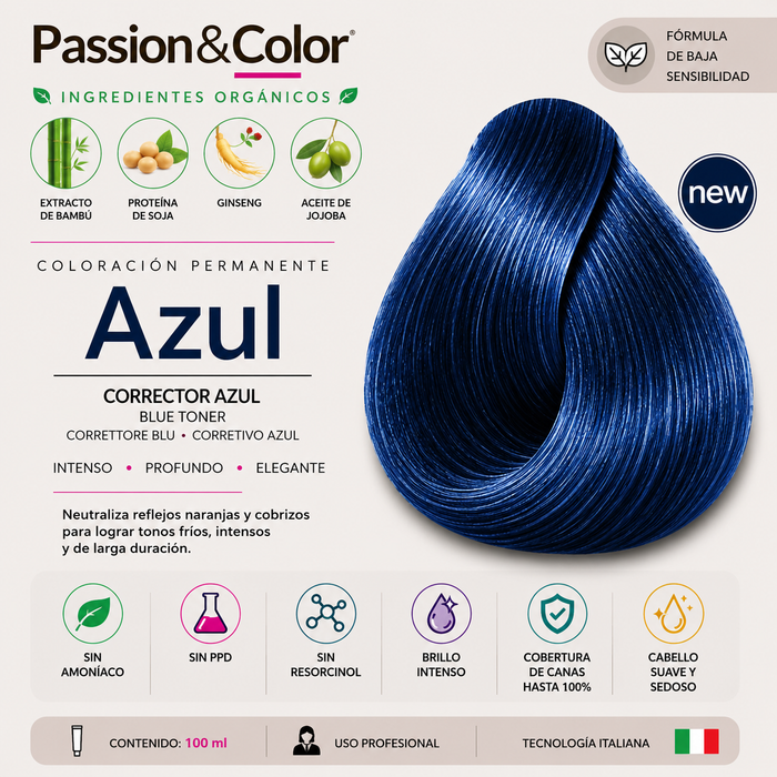 AZUL. Passion & Color